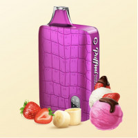 Электронная сигарета PuffMi Dura V2 STRONG 9000 - Клубника банан мороженое