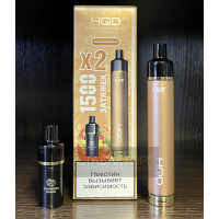 HQD LUX Клубника Банан (устройство + 2 картриджа)